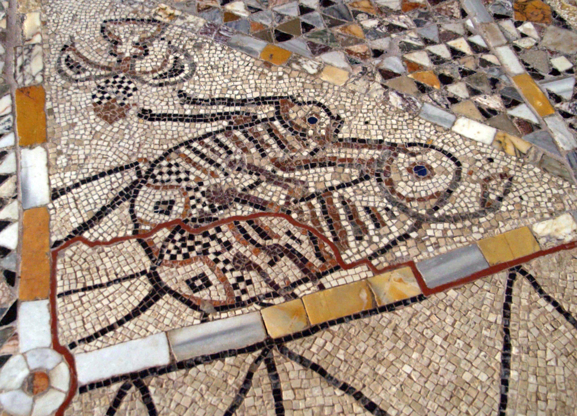 Cricket mosaic