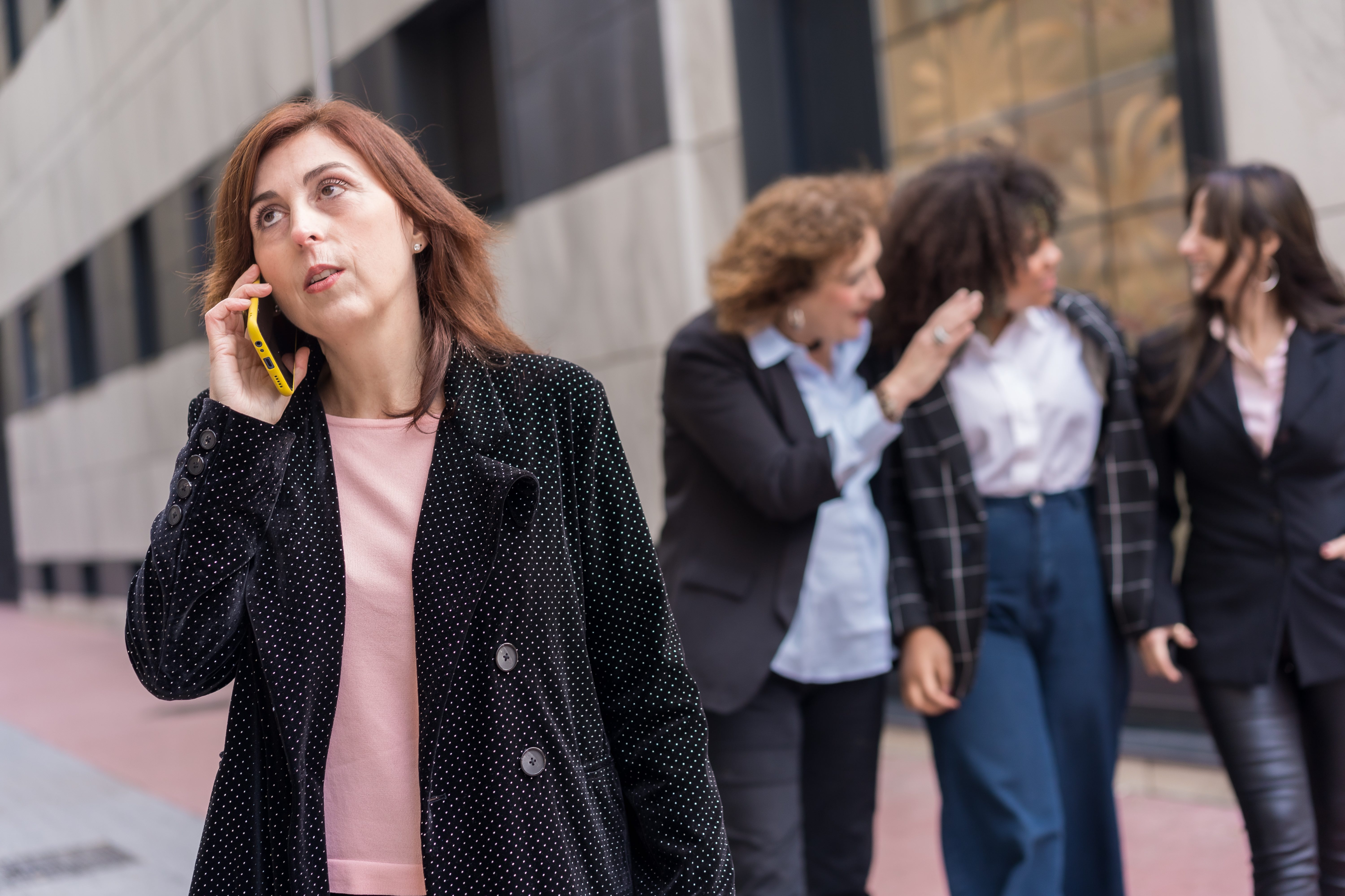 Woman On Phone Exasperated