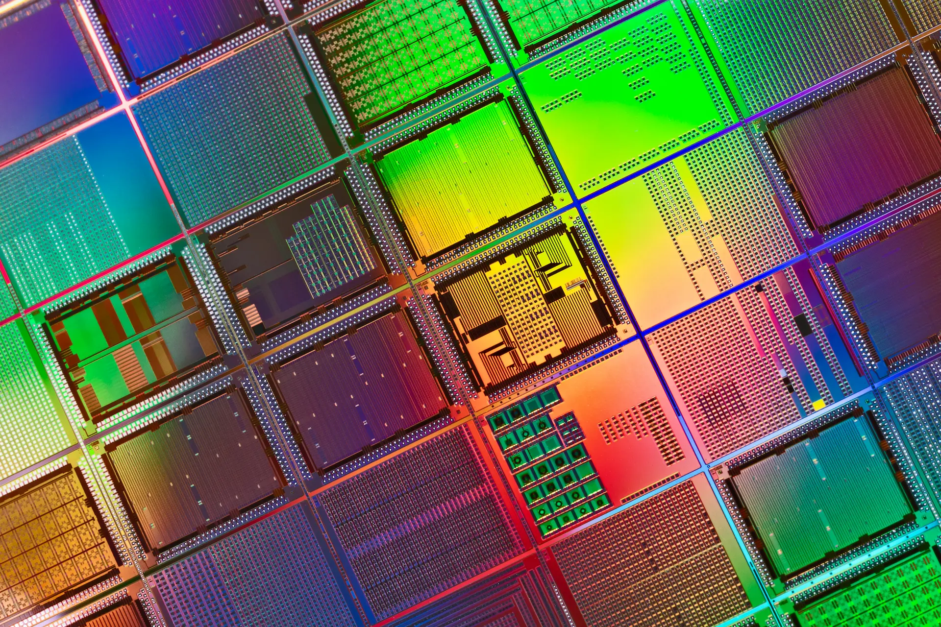 Selection of silicone-based electronic chips