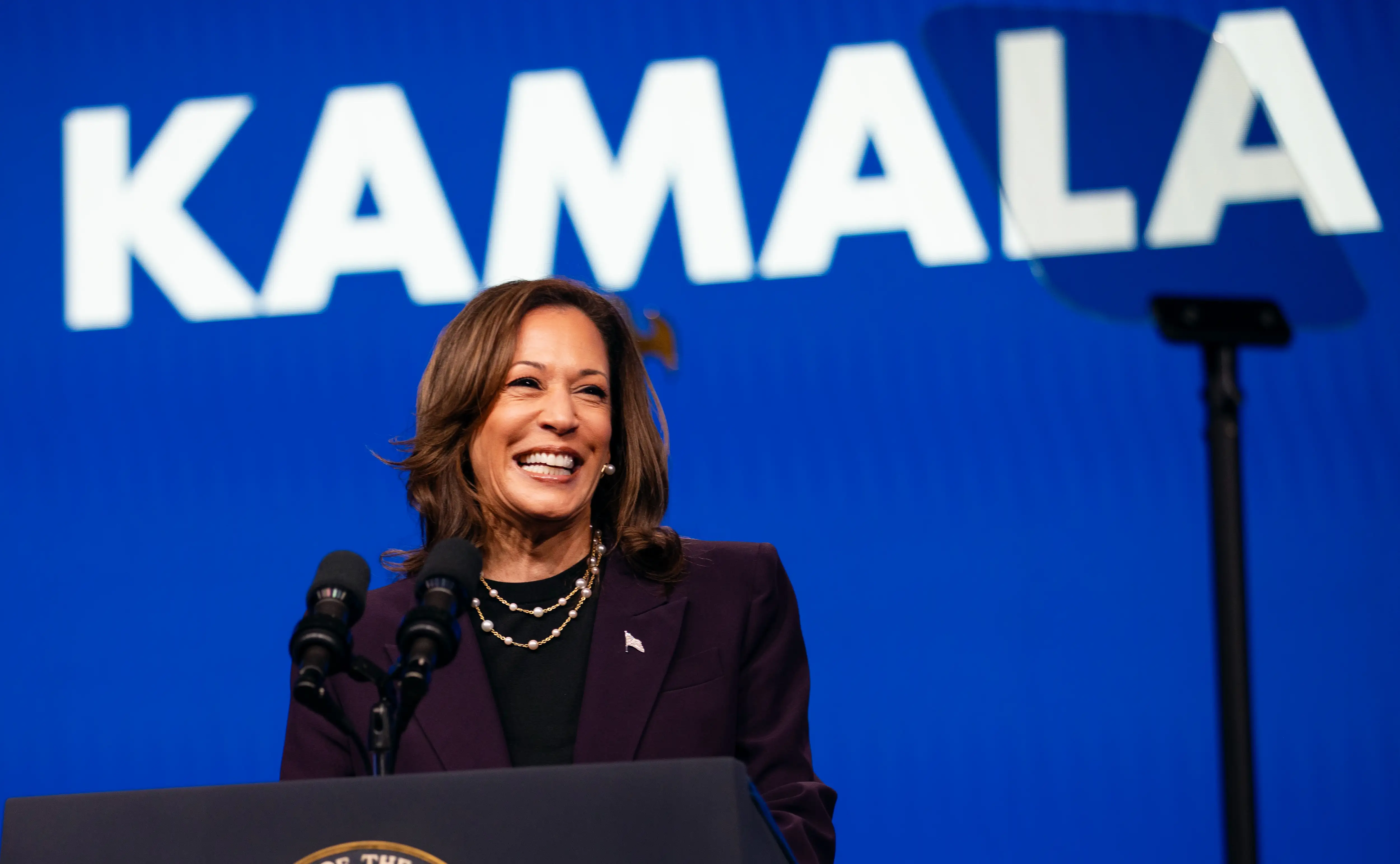  Democratic Vice Presidential nominee Senator Kamala Harris