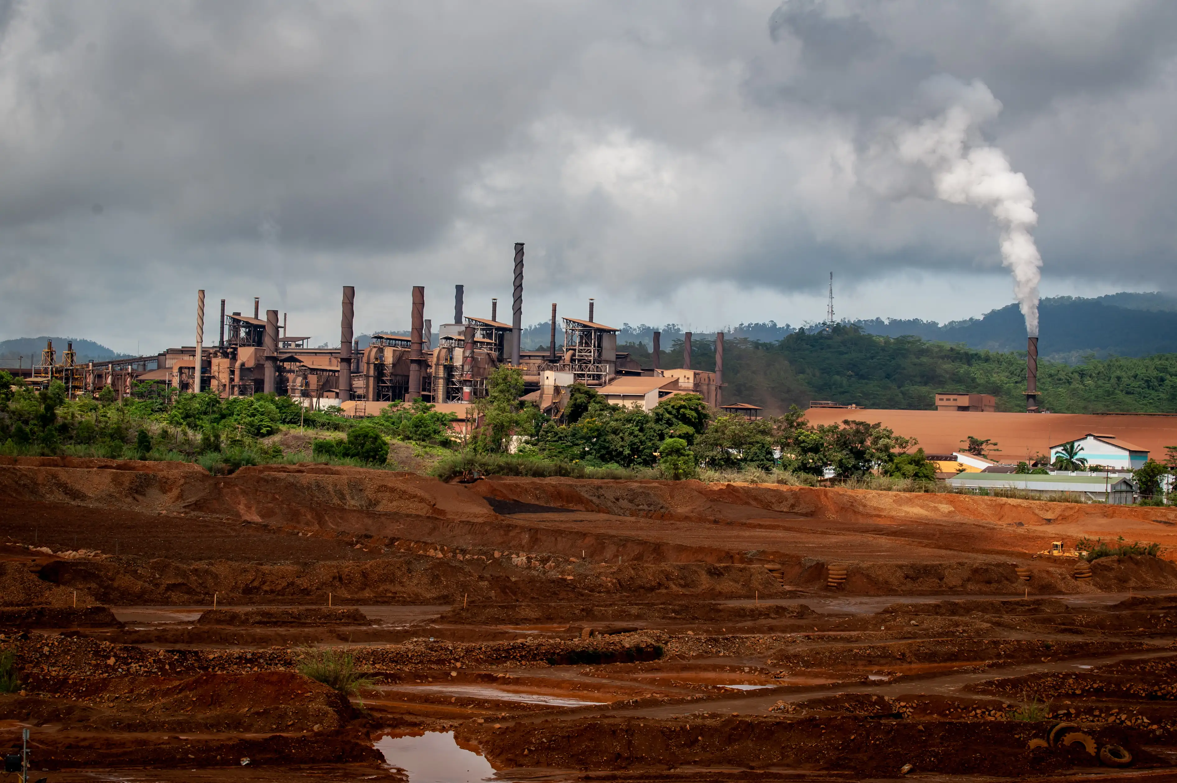 A nickel plant in Soroako, South Sulawesi, Indonesia