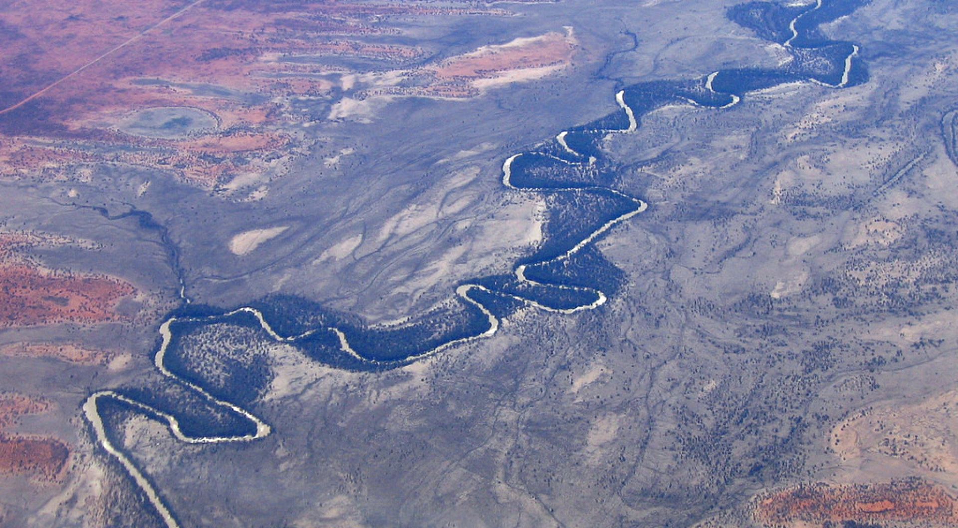 Murray Darling River from above