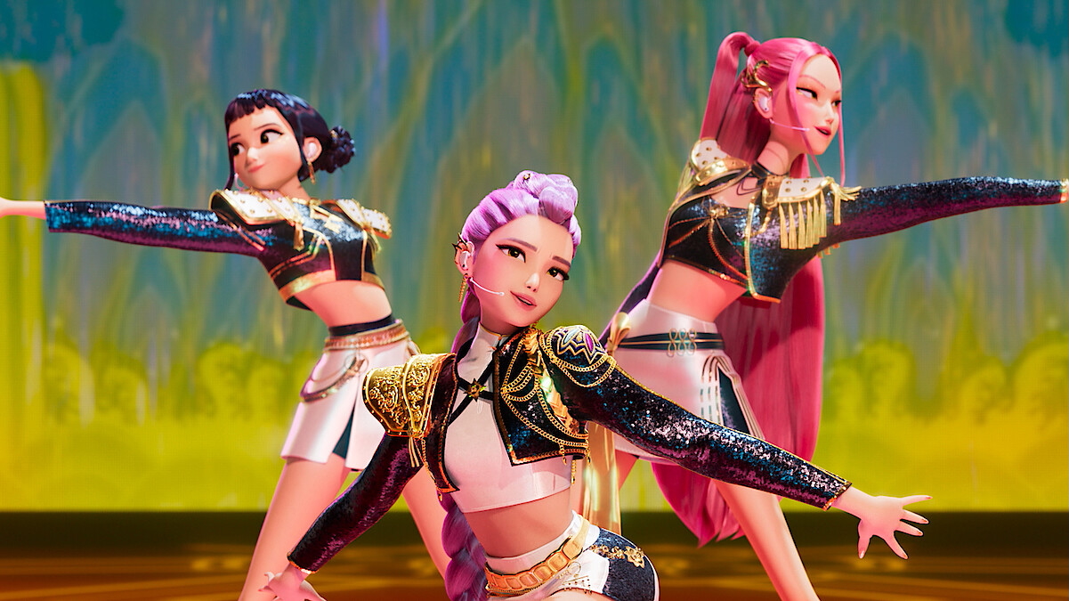 KPop Demon Hunters_performing on stage