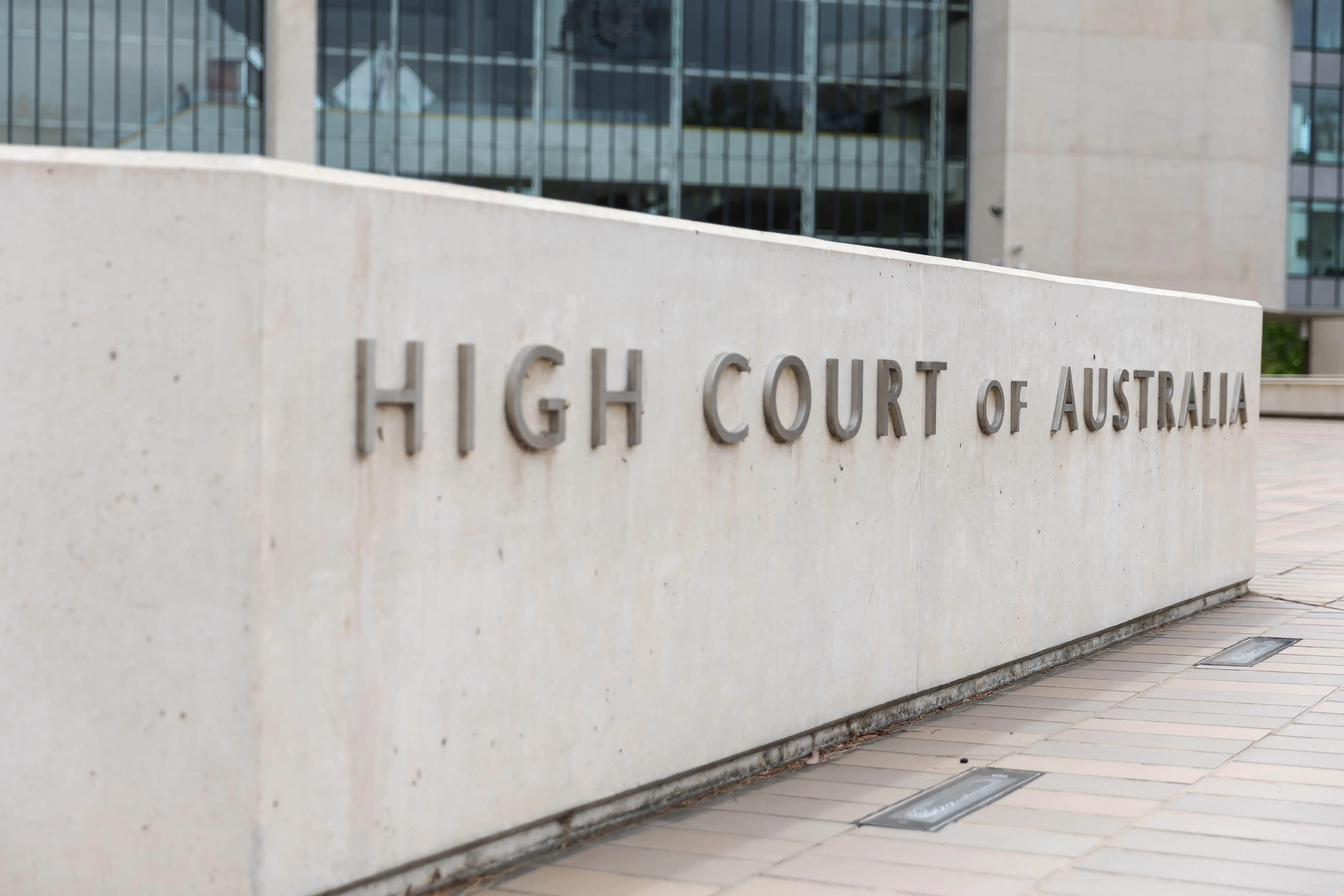 An exterior shot of Australia’s High Court