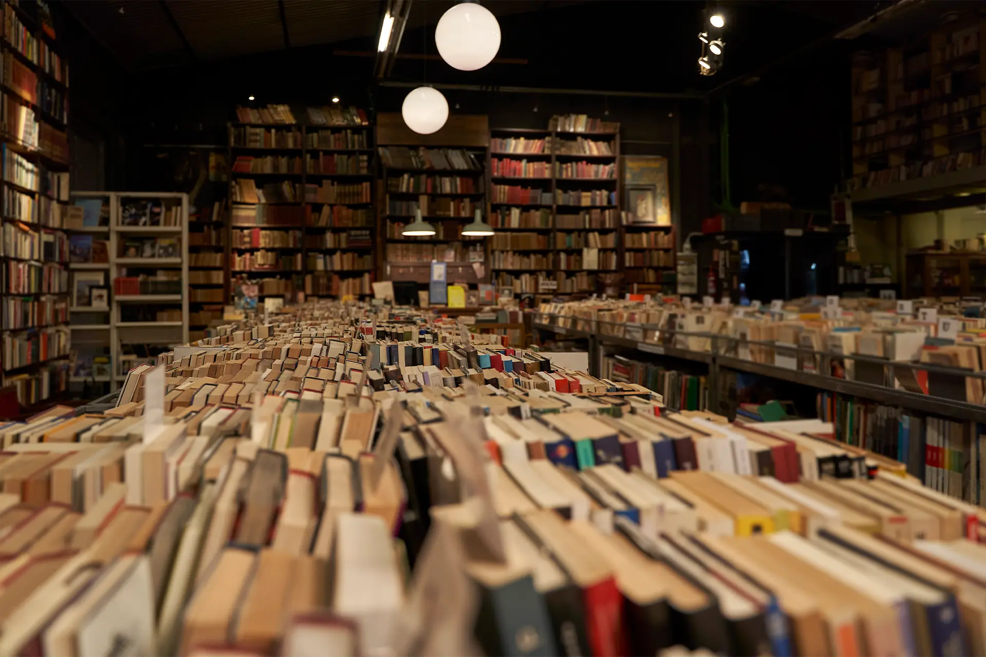 A room full of books