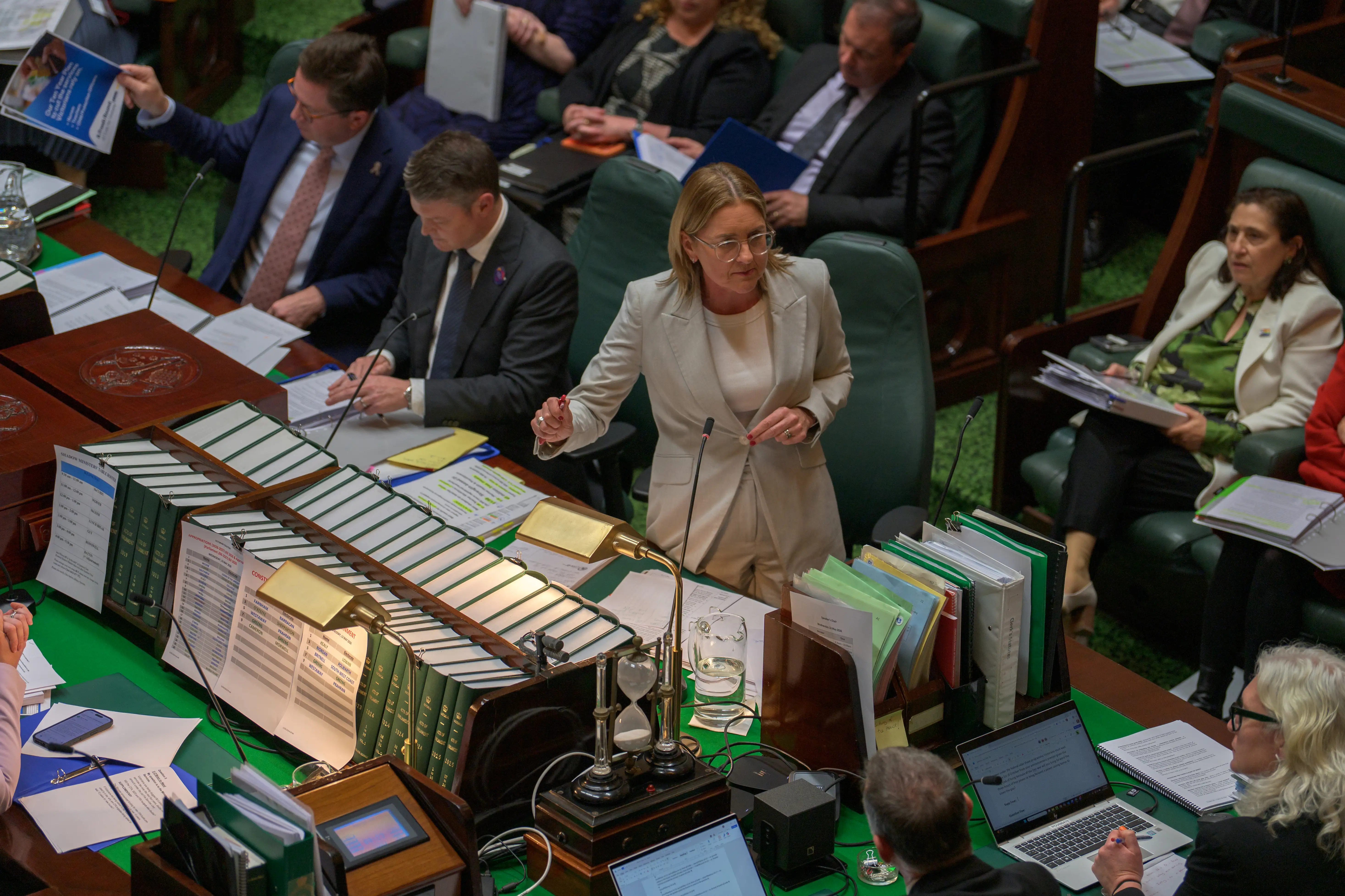 Victorian Premier Jacinta Allan during Question Time in the Parliament of Victoria, in Melbourne in May 2026