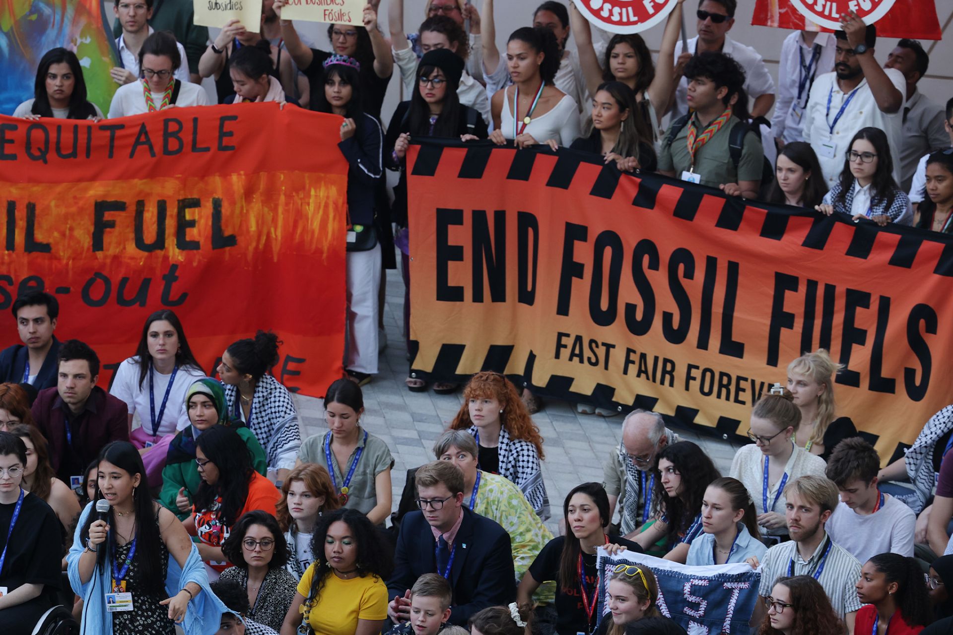 Fossil fuel protest