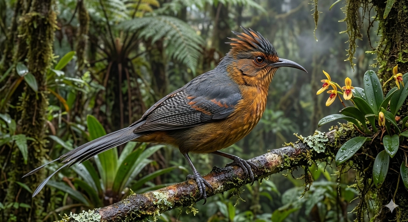 An AI generated image of a bird that does not exist