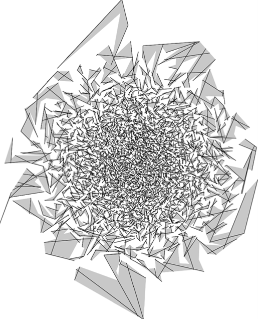 A complex, many-sided shape