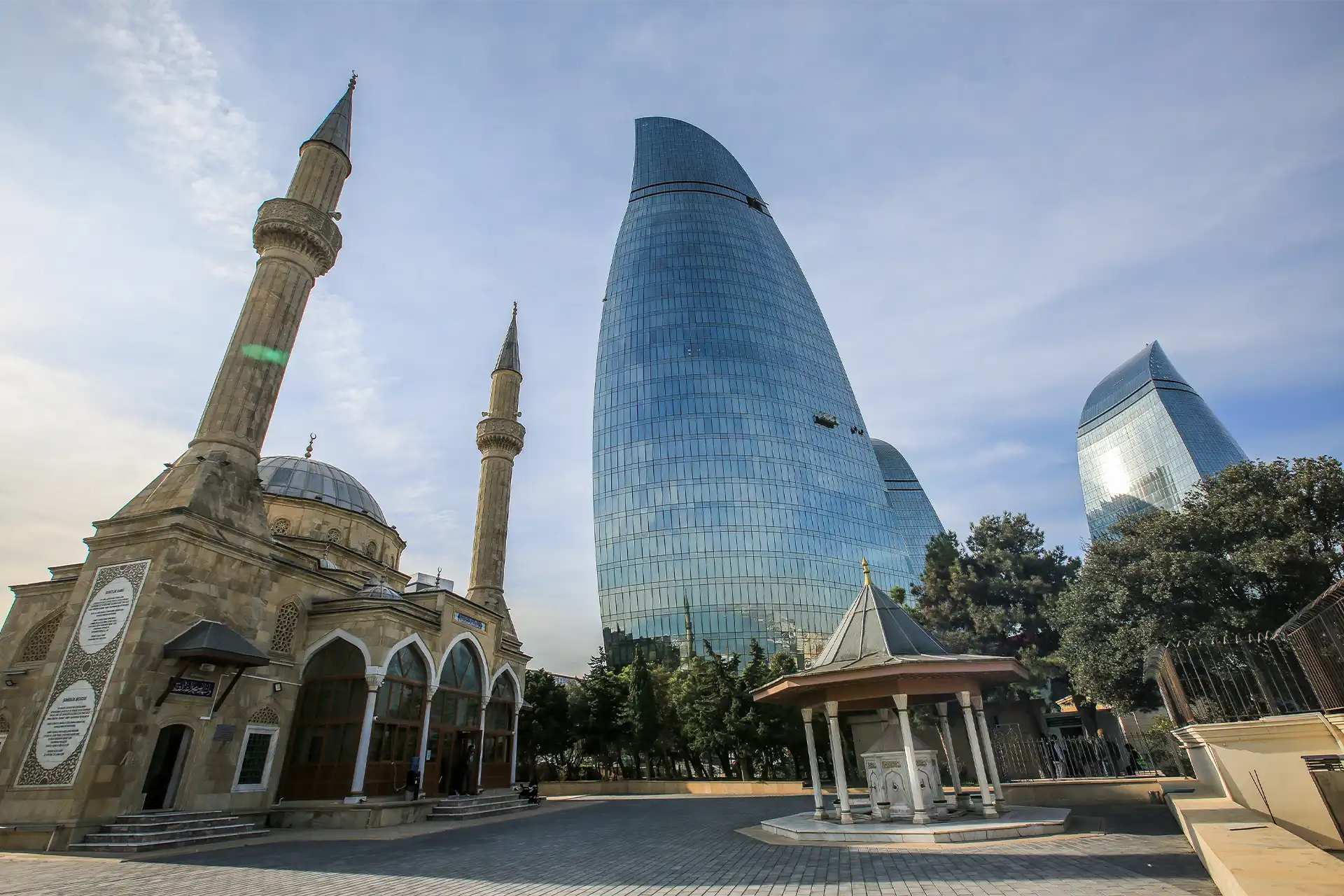 Streetscape in Baku, Azerbaijan