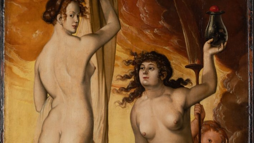 Hans Baldung Grien’s 1523 The Weather Witches (now called Two Witches /Zwei Hexen), which hangs in the Städelsche Kunstinstitut und Städtische Galerie in Frankfurt. Picture: Städel Museum
