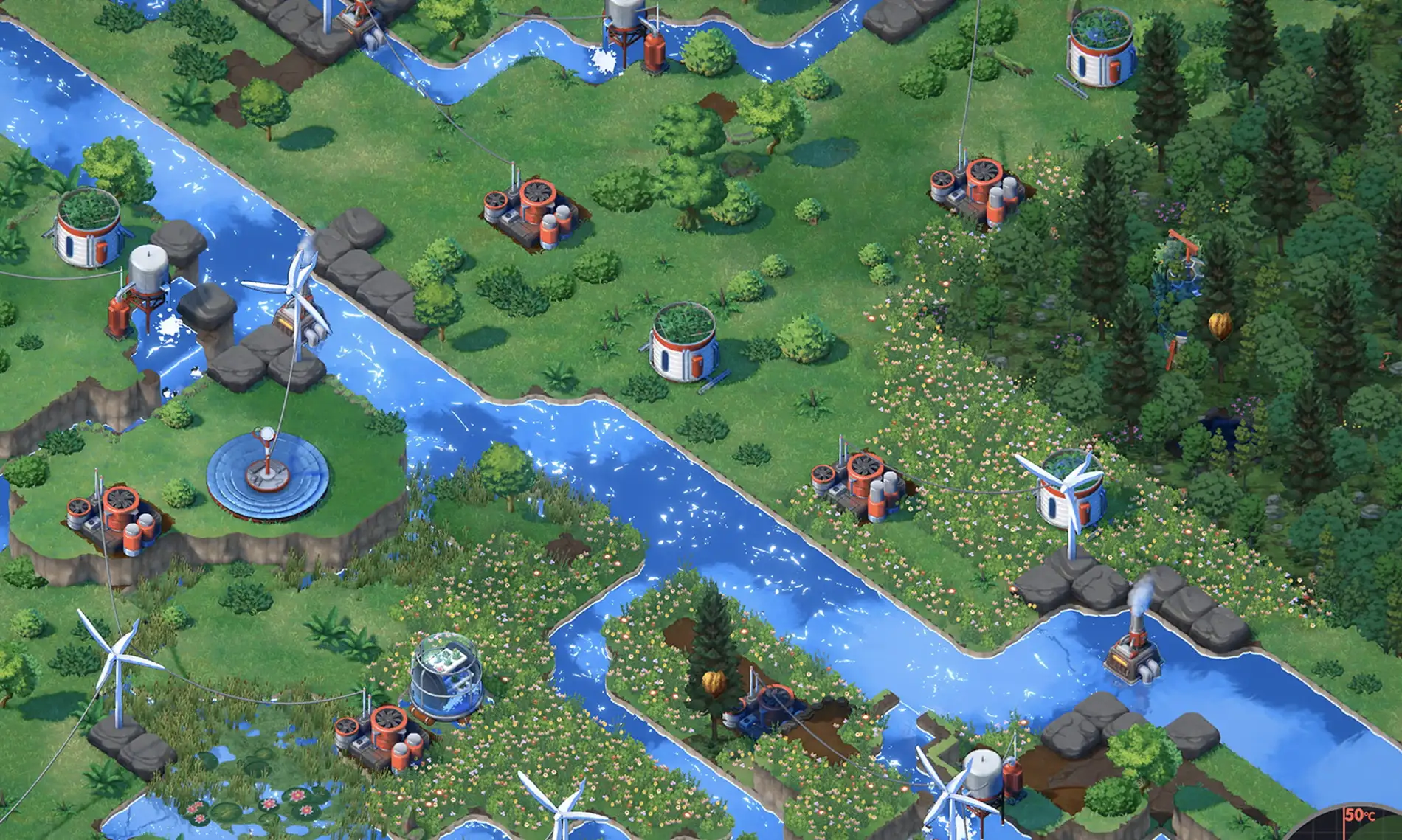 A screenshot from the game, Terra Nil