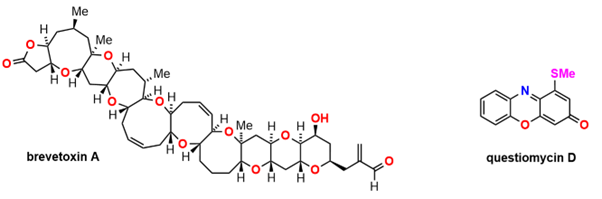 Two chemical structures