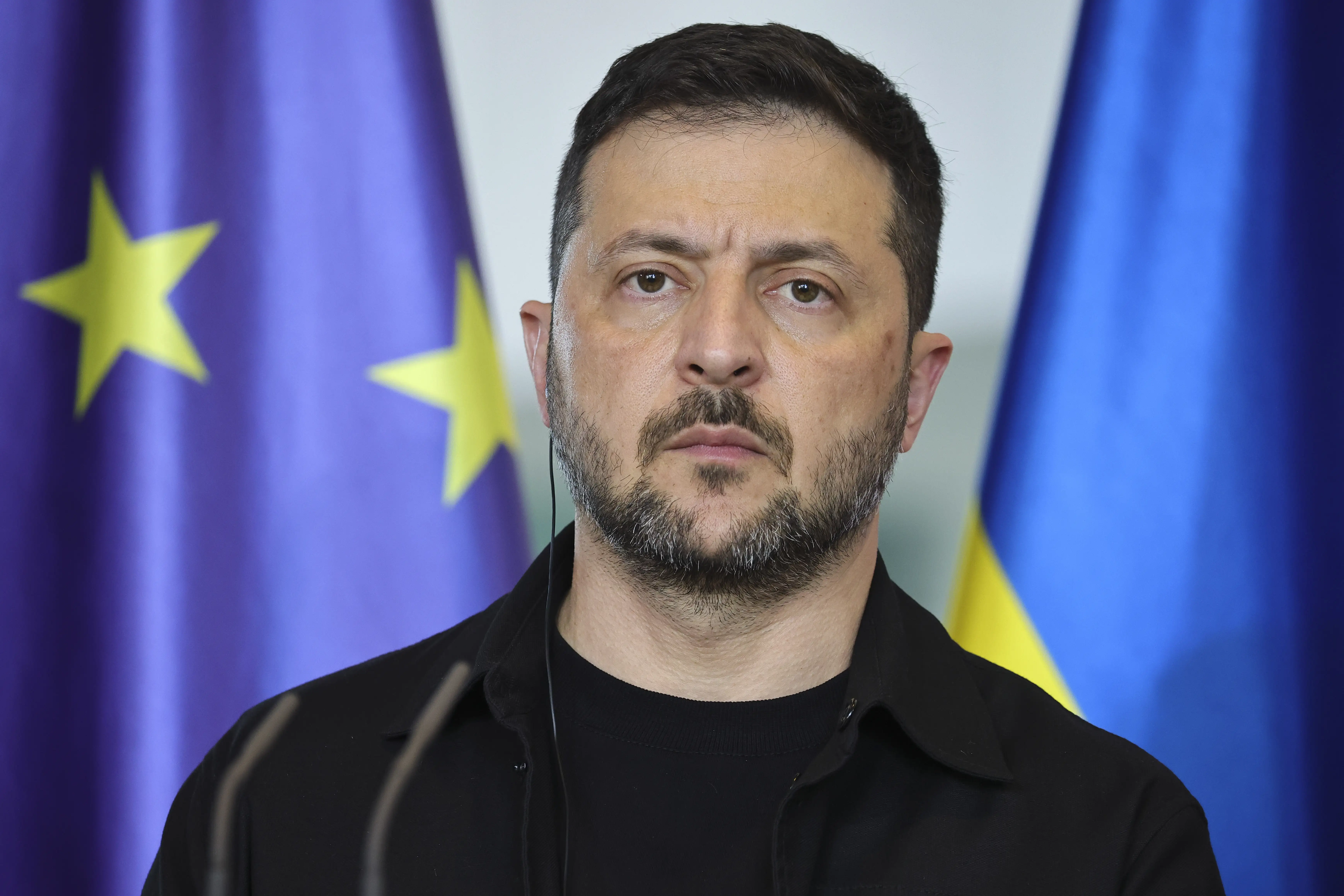 Ukrainian President Volodymyr Zelensky in Germany