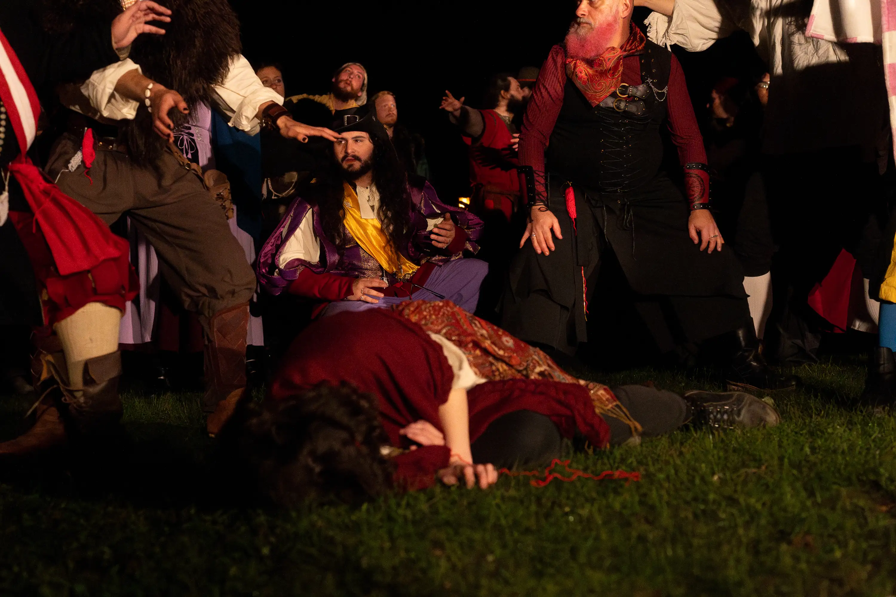 Cosplayers at a LARP event