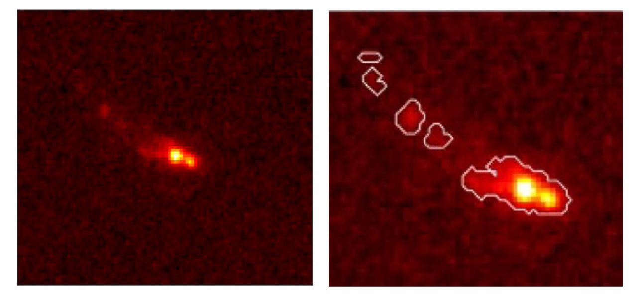 Once just a speck of light, now revealed as the biggest known galaxy in(02)