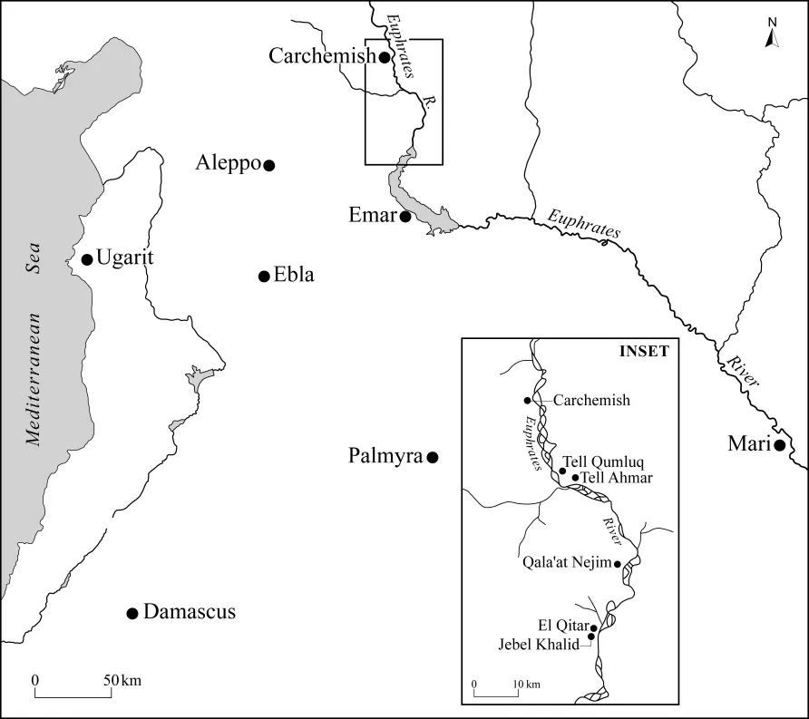 Line map marked with cities and rivers