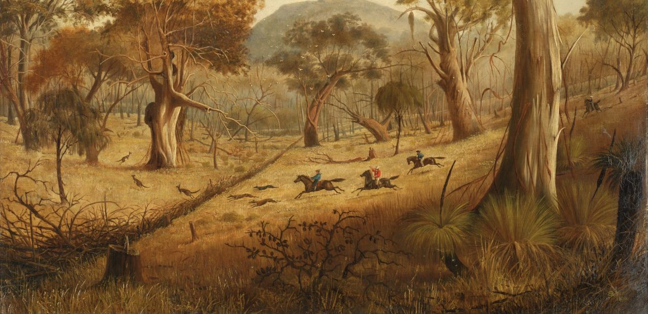 Kangaroo hunting in colonial Australia thumbnail image
